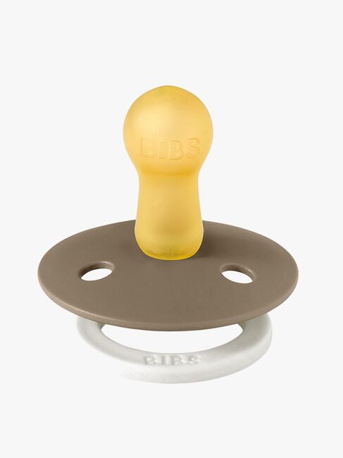 BIBS Smokk Colour 2-pack Lateks Størrelse 2, Vanilla Glow/Dark Oak Glow