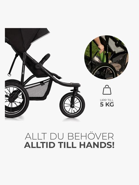Kinderkraft HELSI 2 Terrengvogn, Black