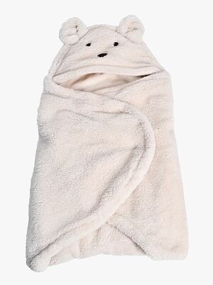 Mini Dreams Bjørn Svøpeteppe, Off White