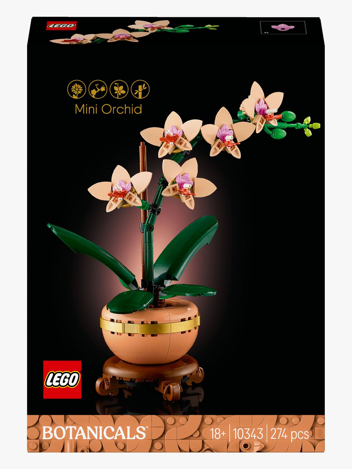 LEGO Botanicals 10343 Miniatyrorkidé