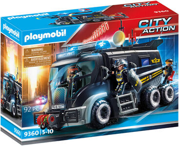 Playmobil 9360 City Action Innsatskjøretøy Med Lys og Lyd