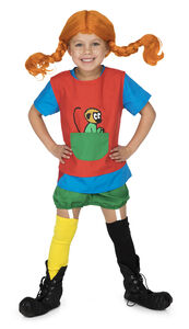 Pippi Langstrømpe Pippi-Klær Kostyme