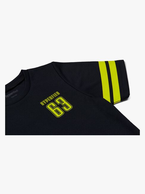 Hyperfied Back Logo T-Shirt, Anthracite