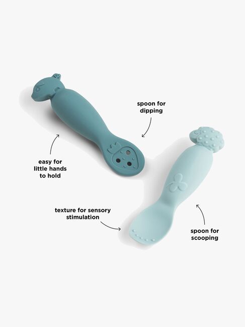 Done By Deer Tiny Farm Skjeer 2-Pakk, Blue