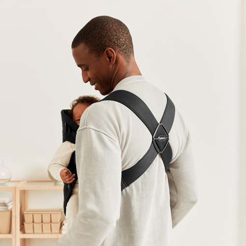 Babybjörn Mini Bæresele Vevd, Svart