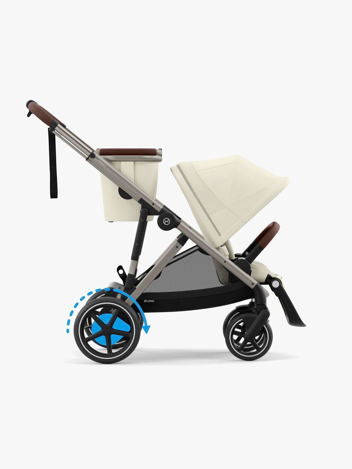Cybex e-GAZELLE S Sportsvogn, Seashelle Beige/Taupe