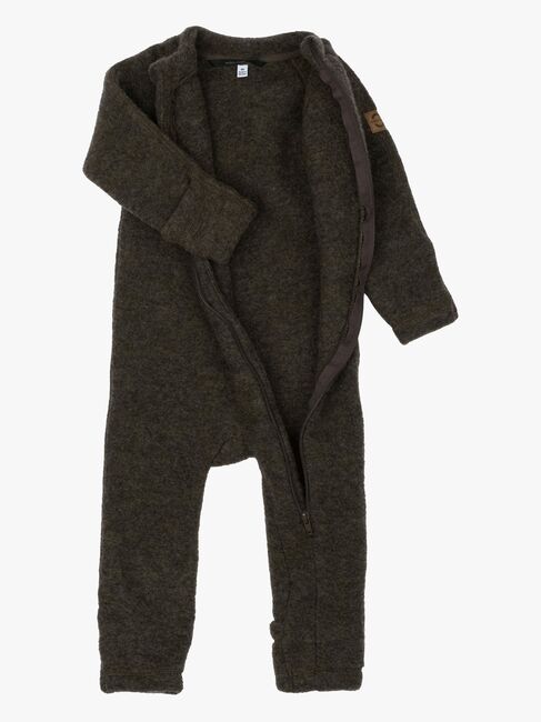 Mikk-Line Ulldress Merino, Dark Brown Melange