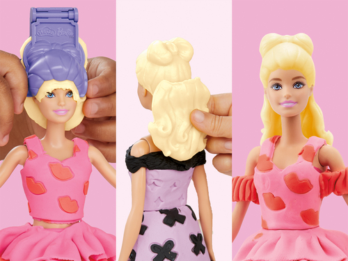 Play-Doh Barbie Modelleire med Dukke Designer-motevisning