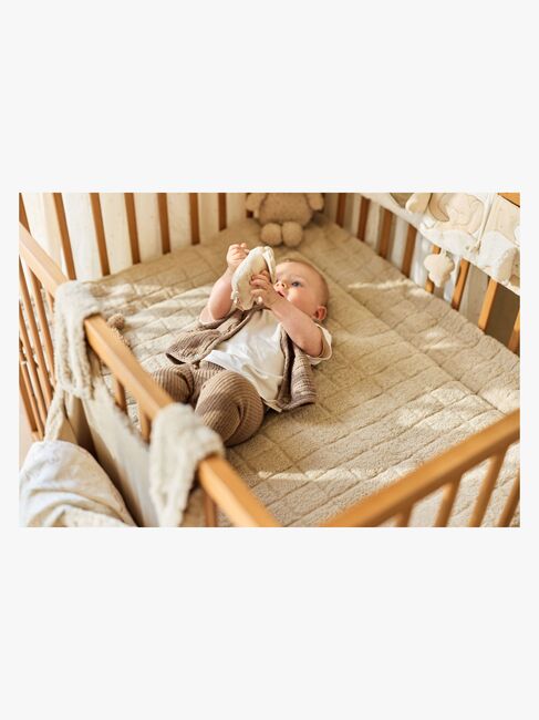 Jollein Playpen Leketeppe Teddy, Warm Sand