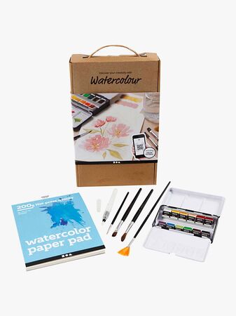 Creativ Company Malesett Lær Deg Å Male Med Akvarell