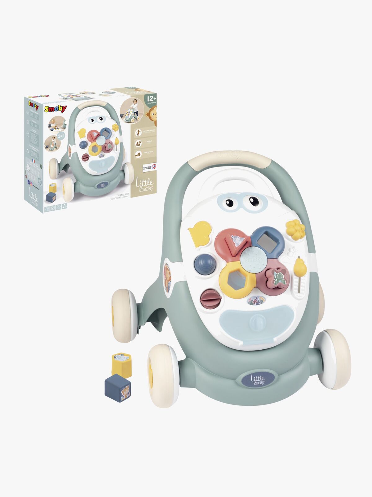 Smoby Gåvogn 3-in-1