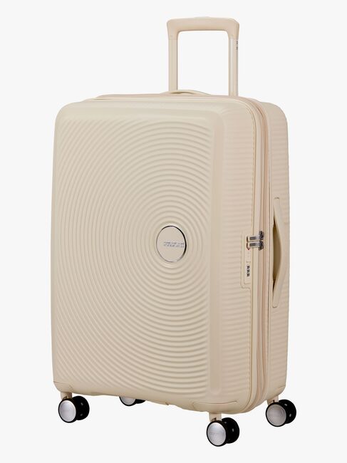 American Tourister Soundbox Spinner Koffert 71,5-81L, Coconut Sand