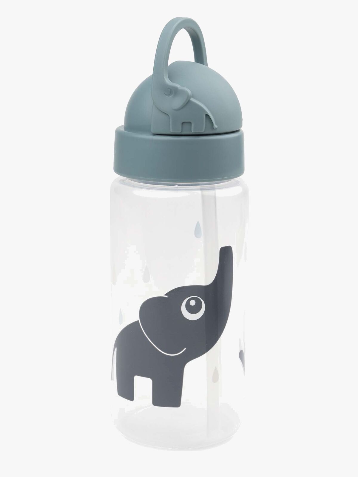 Done By Deer Vannflaske Med Sugerør Elphee, Blue