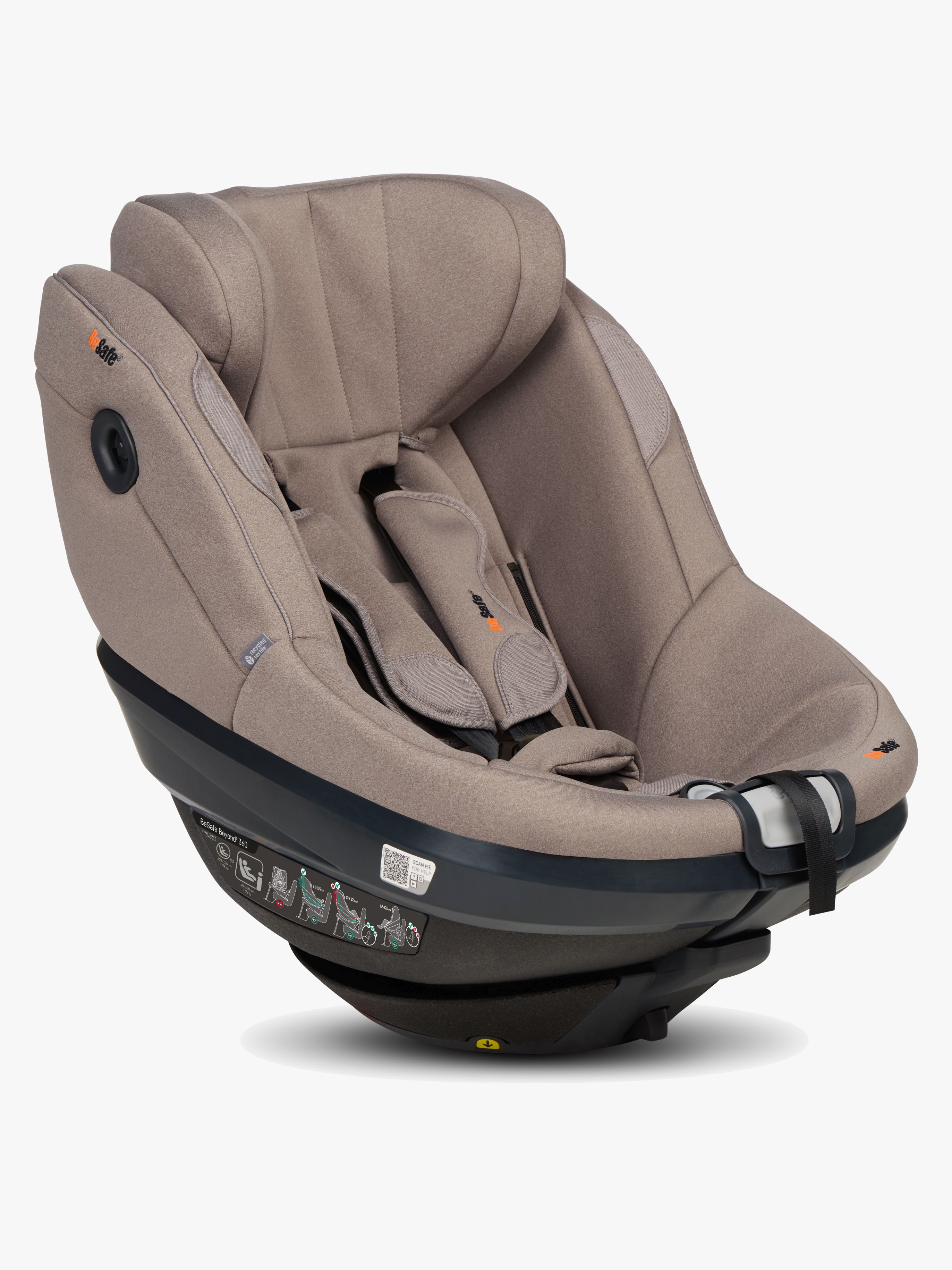 BeSafe Beyond 2 360 Bilstol, Dark Sand Soft Breeze - Vendbare