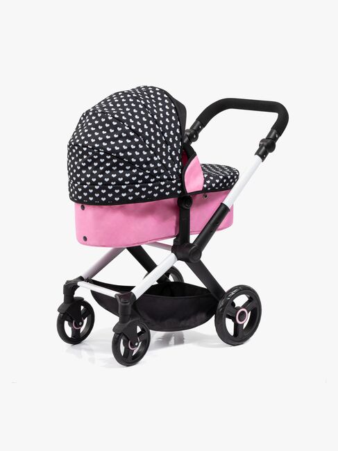 Bayer Design Xeo Dukkevogn, Svart/Rosa