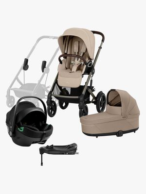 Cybex TALOS S Lux Duovogn inkl. Axkid GOKID Babybilstol & Base, Almond Beige