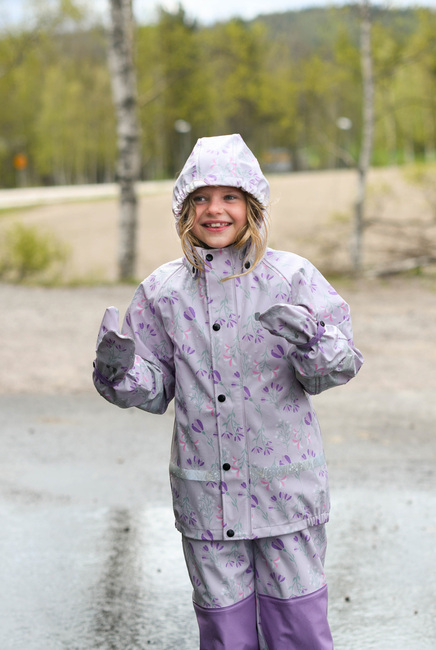 Lindberg Vattholma Regnsett, Lavender/Pink