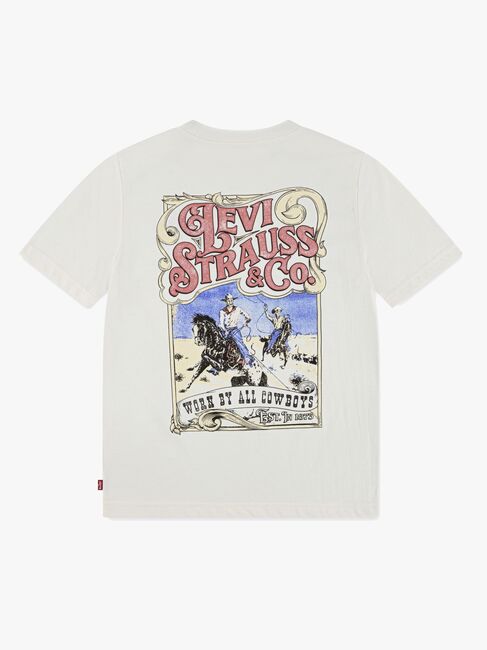 Levi's LVB Worn By Cowboys T-skjorte, Egret