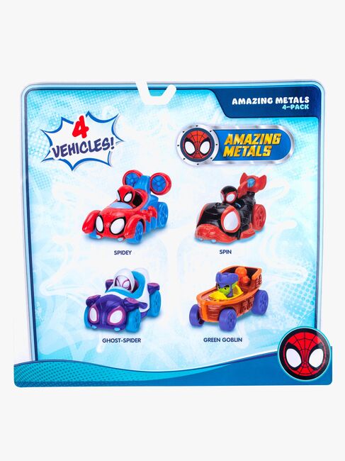 Spidey And His Amazing Friends Bilsett 4-Pakk