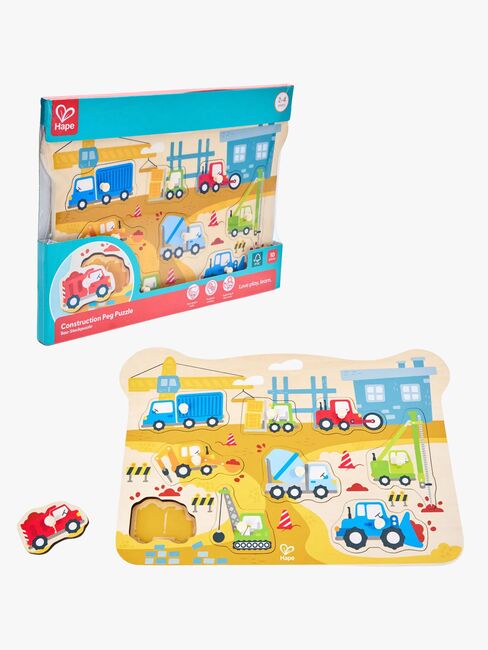 Hape Knottepuslespill Anleggsmaskiner 10 Brikker