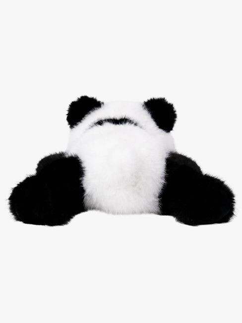 Teddykompaniet Kosedyr Liggende Panda 28 cm, Svart/Hvit