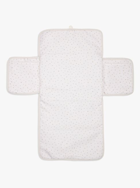 Jollein Cloudy Rib Stellematte med Oppbevaringslommer, Oatmeal