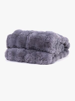 KMCarpets Bubble Pledd 130x170, Grå