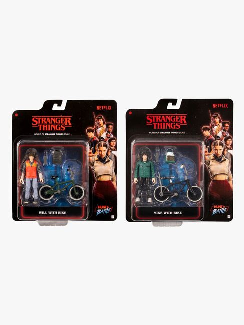 Stranger Things Samlefigurer & Sykkel, Blandet