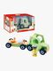 Hape Eventyrbok med Lekesett The Rumbling Tractor