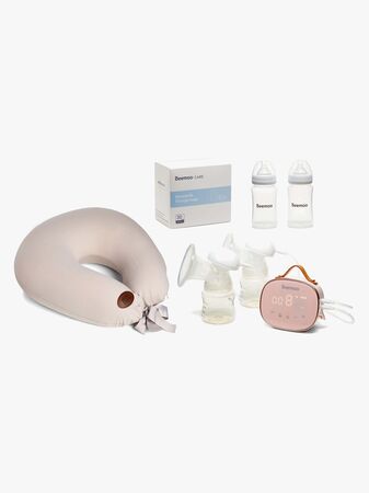 Beemoo CARE Dobbel Elektrisk Brystpumpe Ammepakke, Twilight Mauve