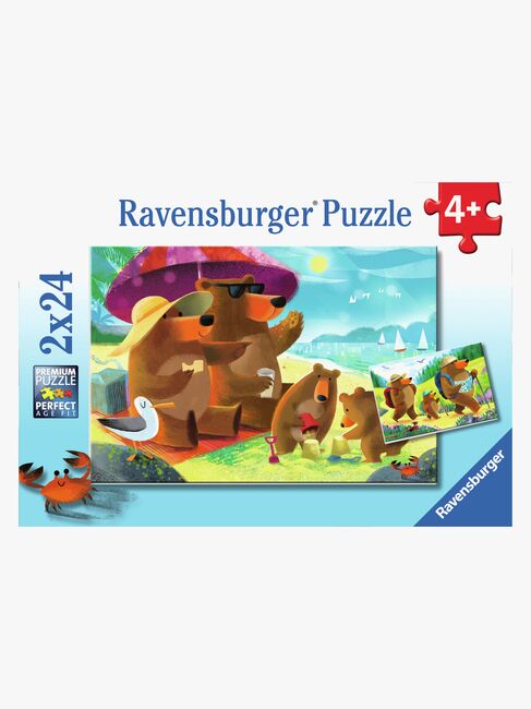 Ravensburger Bjørnefamilien Puslespill 2x24 Brikker