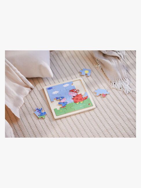 Peppa Gris Trepuslespill Dinosaur 16 Brikker