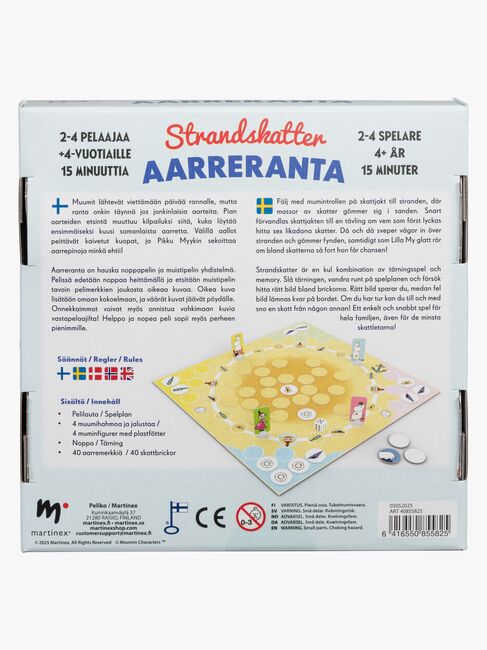 Mummitrollet Barnespill Strandskatt