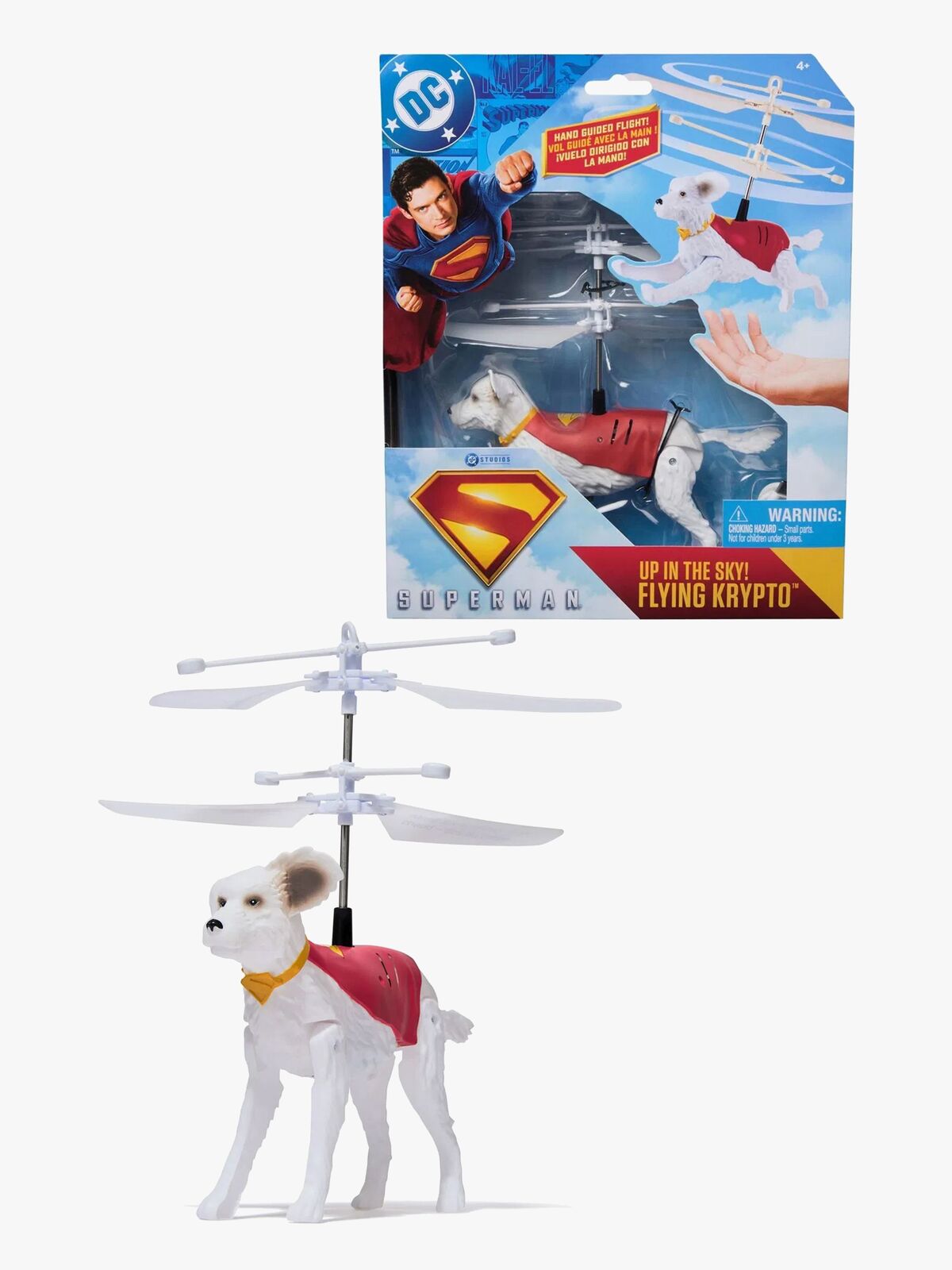 Superman Movie Flygende Krypto Actionfigur - 19 cm