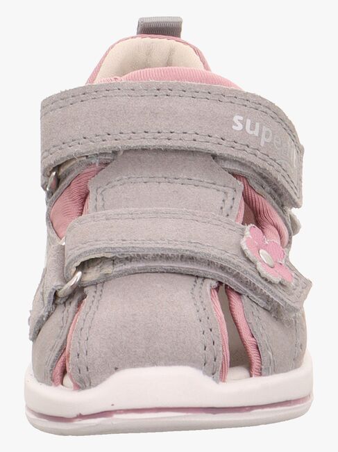 Superfit Boomerang Sandaler, Lysegrå/Rosa