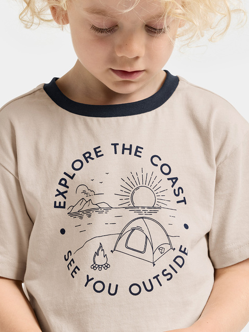 Didriksons Mynta T-skjorte, Sand Beige