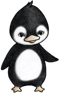 Stickstay Wallsticker Poppy The Penguin