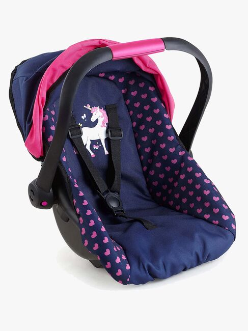 Bayer Design Bilstol med kalesje til dukke, Blå