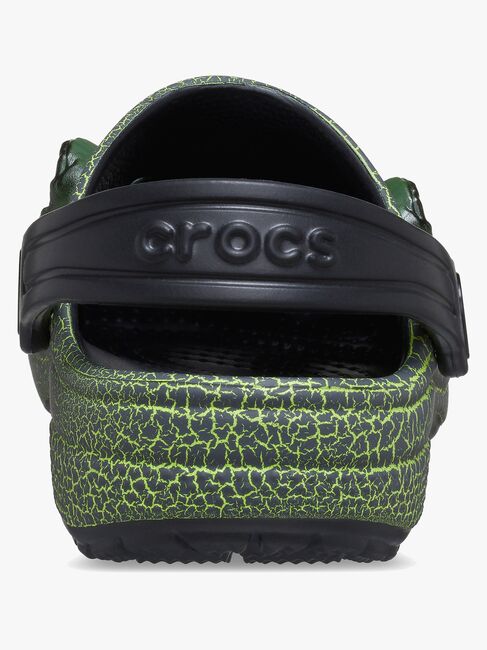 Crocs Classic IAM Scary Dino Kids Sandaler, Svart