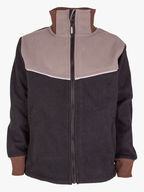 Lindberg Stormy  Vindtett Vindfleecejakke, Svart/Grå