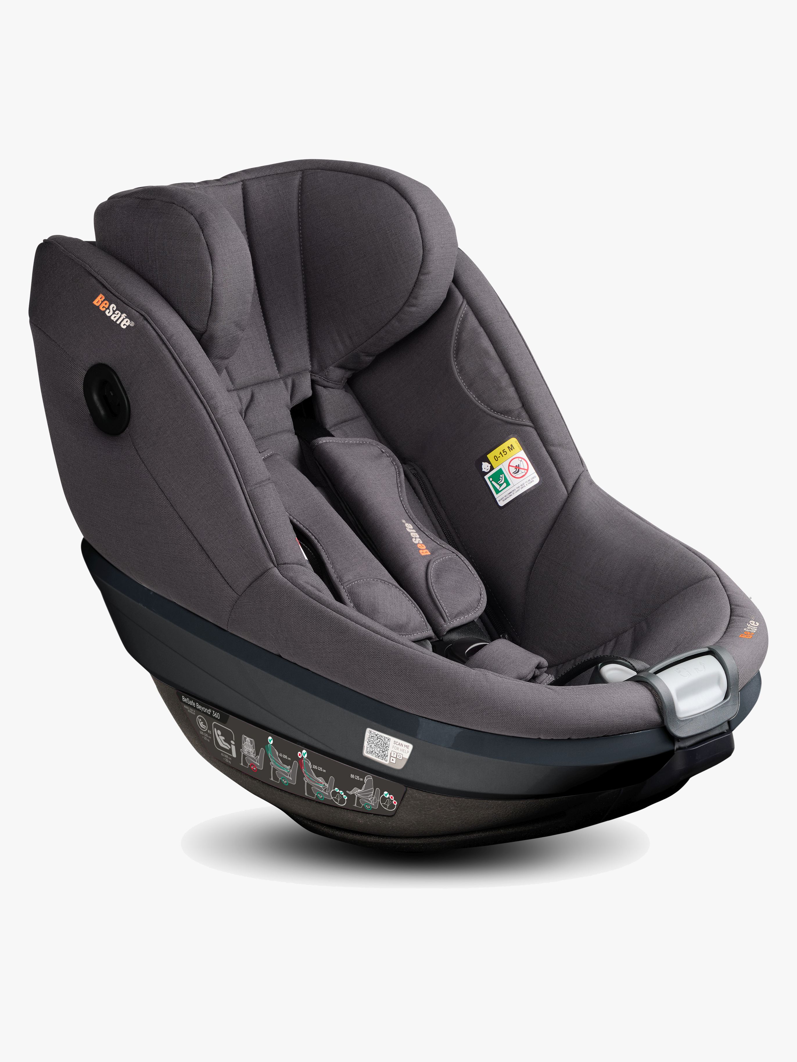 BeSafe Beyond 2 360 Bilstol, Dark Grey Mélange - Vendbare