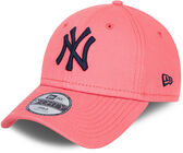 New Era NYY League Essential 9Forty Caps, Pink Lemonade Navy