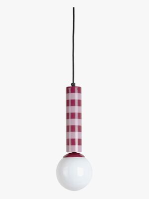 PresentTime Rayado Taklampe, Dark Mauve/Soft Lavender