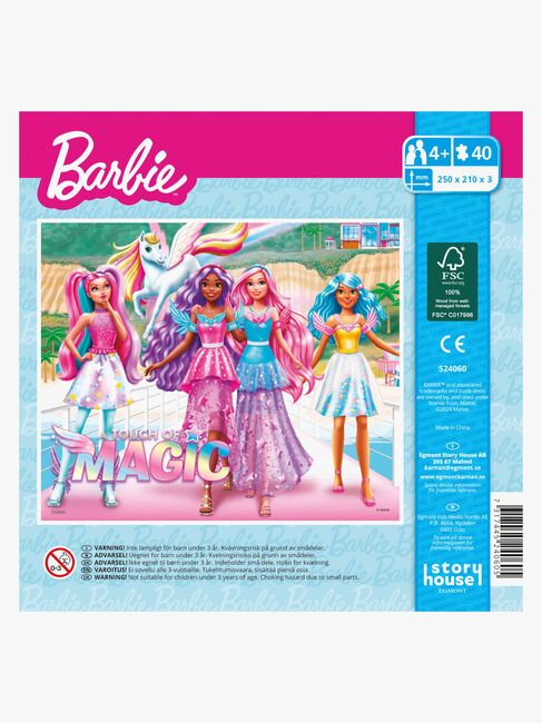 Kärnan Barbie Trepuslespill 40 Brikker