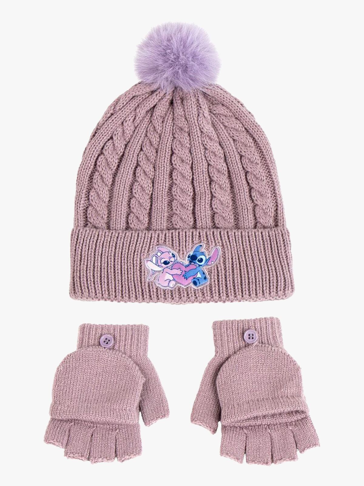 Disney Lilo & Stitch Lue og Votter, Rosa