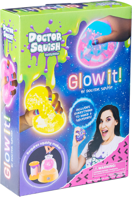 Doctor Squish Slime Squishy Neon Påfyllingssett