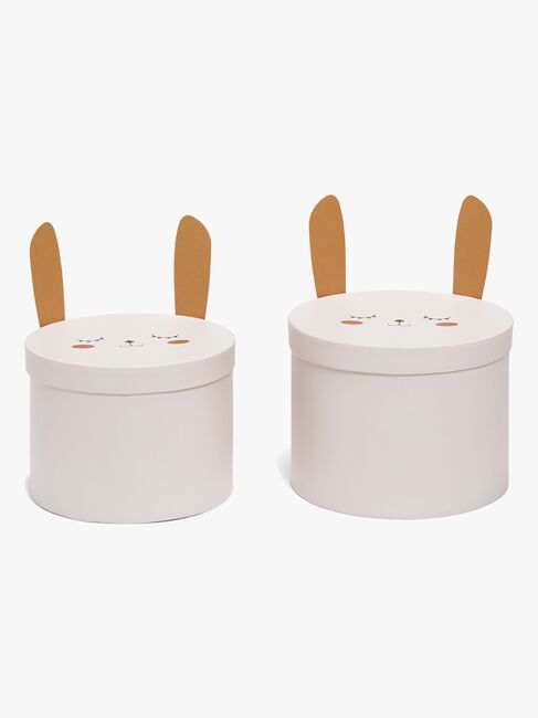 Alice & Fox Oppbevaringsbokser 2-pack Kanin, Rosa