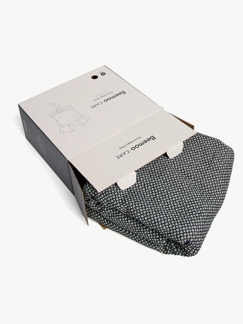 Beemoo CARE  Vevet Bæresjal, Black