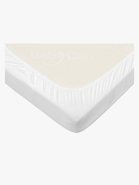 BabyDan Stretchlaken Vanntett 70x160, Hvit