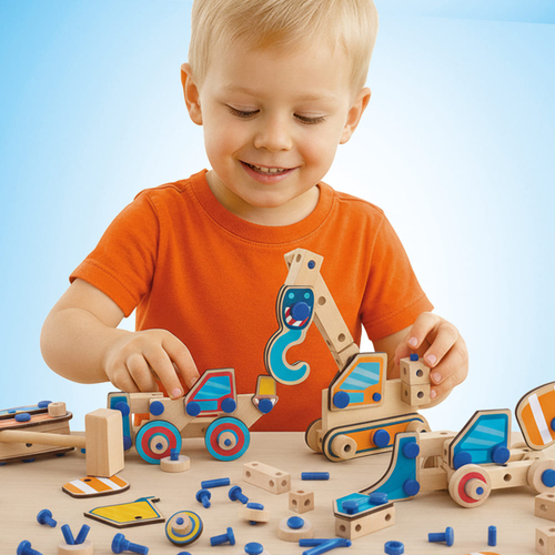 SES Creative Brix Junior Snekkersett Arbeidskjøretøy